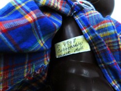 black doll label